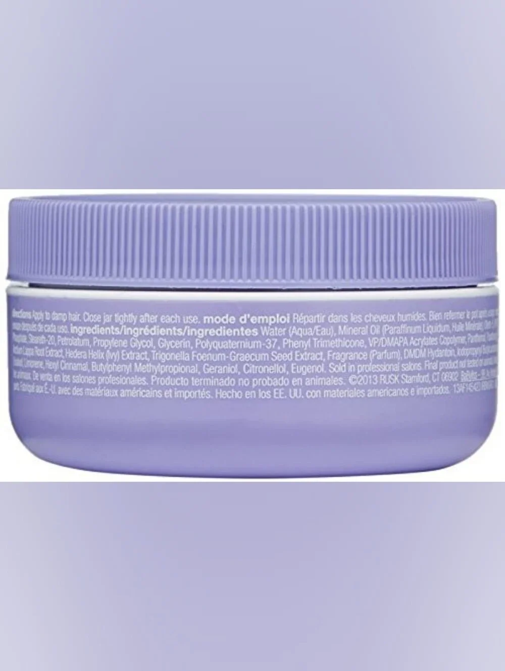 NWT 》2×《 RUSK BEING RUBBER HAIR GUM FOR SEPARATION & SHINE!
